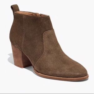 Suede booties